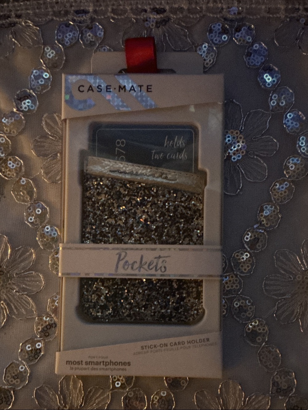 STICK ON CARD HOLDER